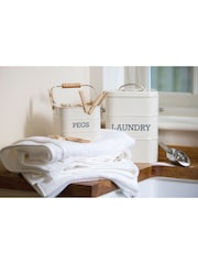 Kitchencraft Cream Vintage Style Laundry Powder Tin - Image 3 of 6