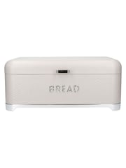 Kitchencraft Cream Textured Bread Bin Sleek Storage - Image 4 of 6