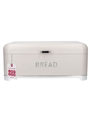 Kitchencraft Cream Textured Bread Bin Sleek Storage - Image 6 of 6