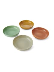 Kitchencraft Set of 4 Coloured Stoneware Pasta Bowl - صورة 6 من 6