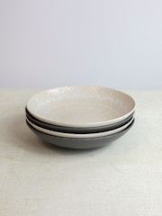 Kitchencraft Set of 4 Shallow Stoneware Pasta Bowls - صورة 2 من 5