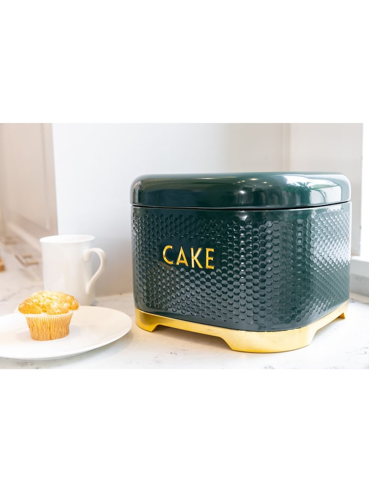 Kitchencraft Textured Square Cake Tin Storage - Imagen 1 de 5