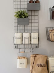 Kitchencraft Grey Wall Mountable Kitchen Shelf Organiser - Image 1 of 5