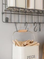 Kitchencraft Grey Wall Mountable Kitchen Shelf Organiser - Image 4 of 5
