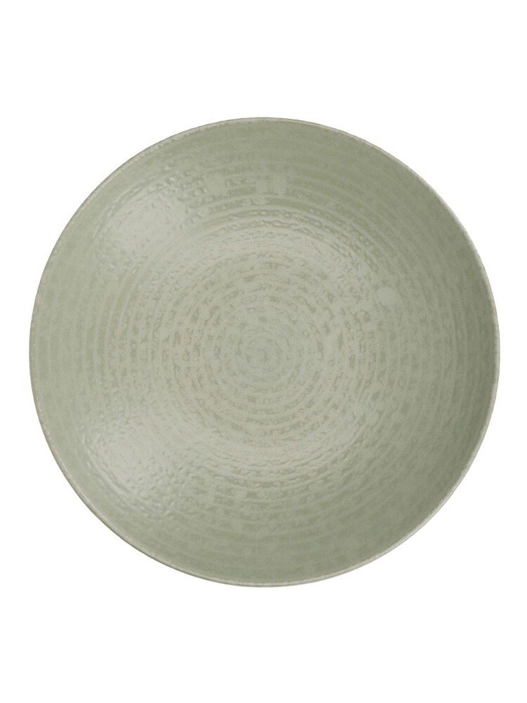 Kitchencraft Set of 4 Green Stoneware Pasta Bowls - Image 4 of 5
