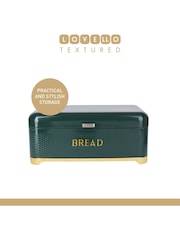Kitchencraft Green Textured Bread Bin Modern Design - Image 4 of 6