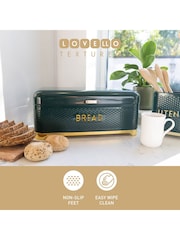 Kitchencraft Green Textured Bread Bin Modern Design - Image 5 of 6