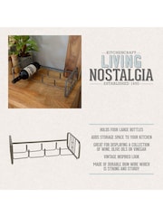 Kitchencraft Grey Vintage Style Stackable Metal Wine Rack - Image 4 of 4