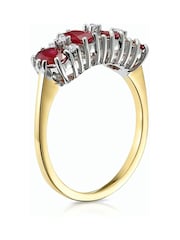 The Diamond Store 9K Gold Ruby 1.12ct And Diamond Ring - Image 4 of 6