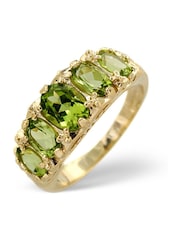 The Diamond Store 9K Yellow Gold Green Peridot 2.72CT Ring - Image 1 of 3