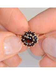 The Diamond Store 9K Yellow Gold Red Garnet Ring - Image 5 of 6