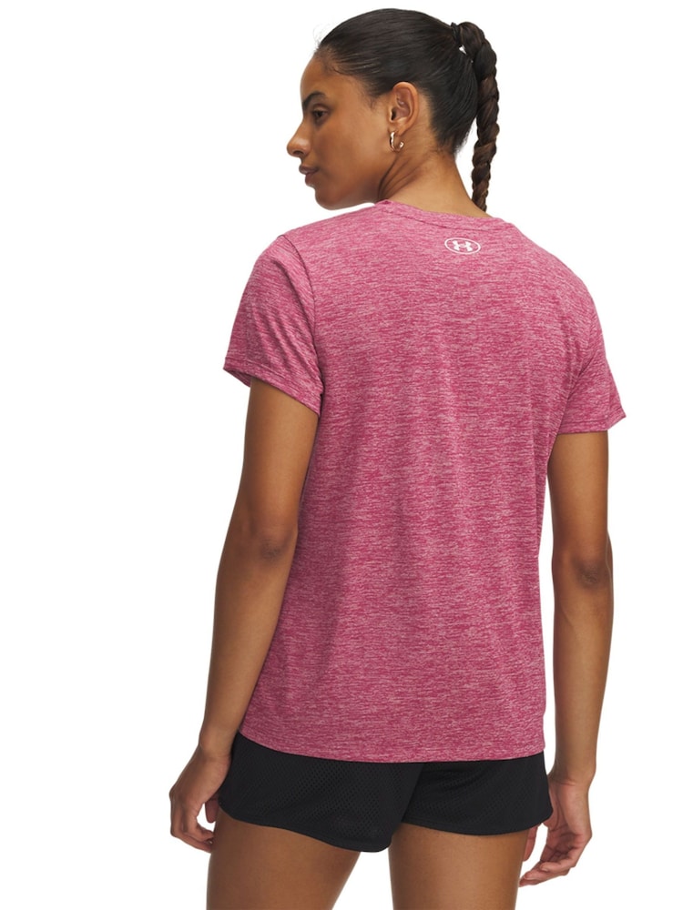 Under Armour Pink Tech Twist Crew Neck T-Shirt - Image 2 of 2