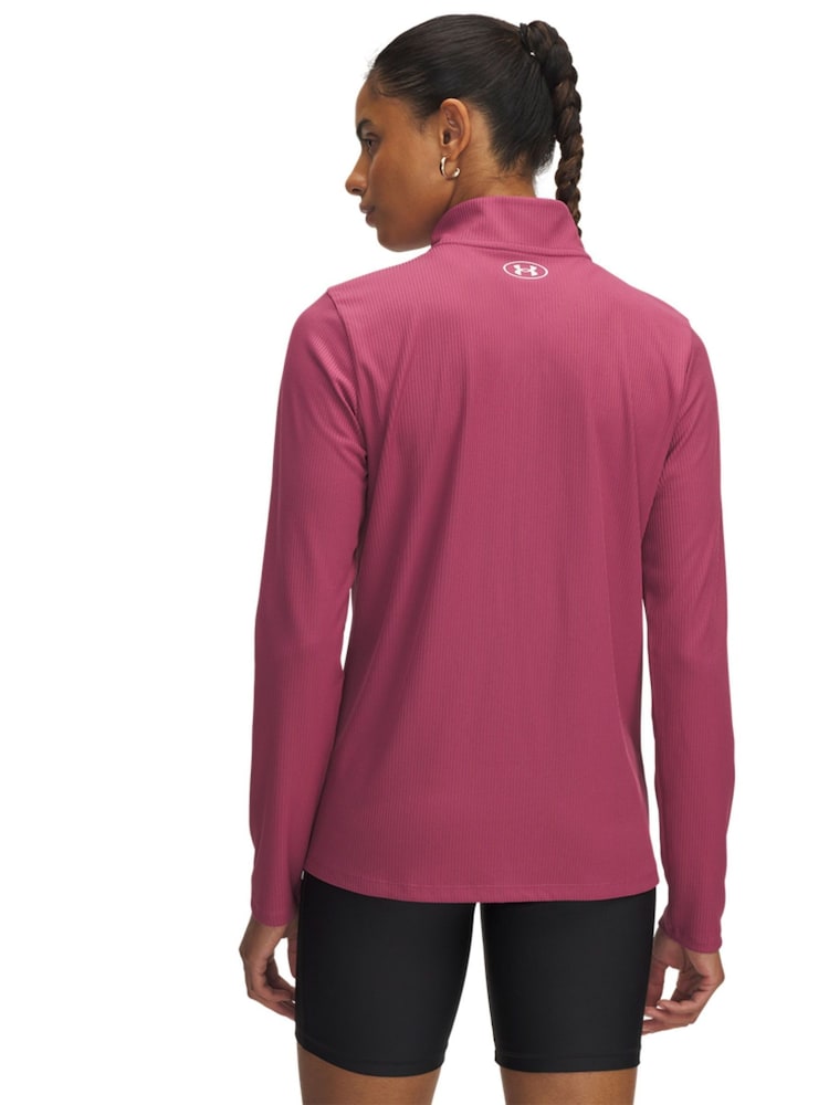 Under Armour Baby Pink Tech 1/2 Zip Sweatshirt - Image 2 of 3 Under Armour Baby Pink Tech 1/2 Zip Sweatshirt - Image 2 of 3