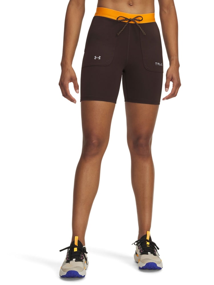 Under Armour Brown Trail Run Fitted Shorts - Image 4 of 4