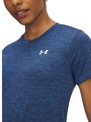 Under Armour Light Blue Tech Twist Crew Neck T-Shirt - Image 3 of 3
