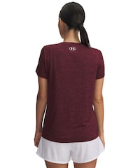 Under Armour Purple Tech Twist Crew Neck T-Shirt - Image 2 of 2
