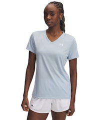 Under Armour Blue Tech V Neck T-Shirt - Image 1 of 2