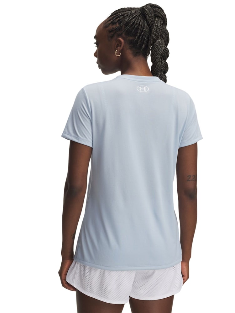 Under Armour Blue Tech V Neck T-Shirt - Image 2 of 2 Under Armour Blue Tech V Neck T-Shirt - Image 2 of 2