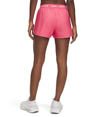 Under Armour Light Pink Tech Play Up Shorts - Image 2 of 3