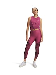 Under Armour Pink Tech Fitted Ankle Leggings - Image 1 of 4