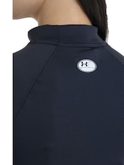 Under Armour Black Coldgear Mock Long Sleeve Top - Image 3 of 8