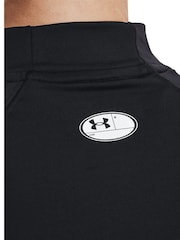 Under Armour Black Coldgear Mock Long Sleeve Top - Image 5 of 8