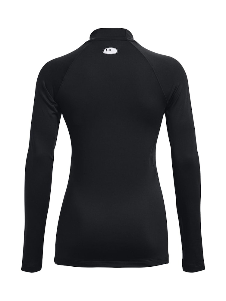 Under Armour Black Coldgear Mock Long Sleeve Top - Image 8 of 8