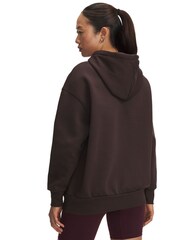 Marrón - Sudadera básica de corte extragrande con capucha en polar de Under Armour - Imagen 2 de 3