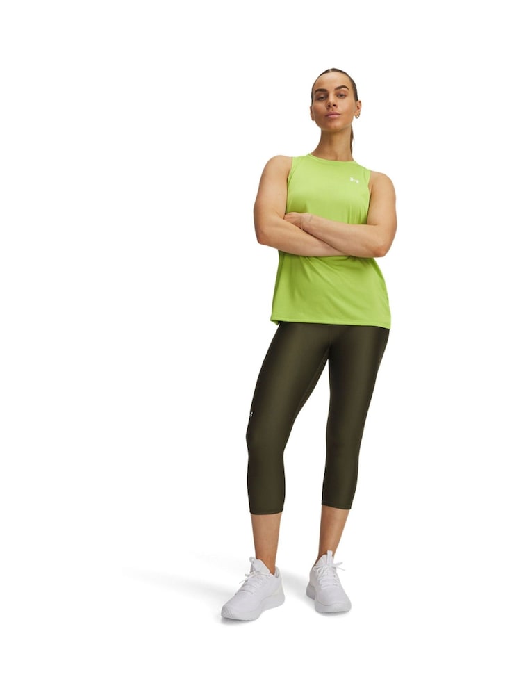 Under Armour Green Tech Crop Leggings - Image 1 of 3