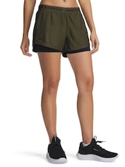 zelena - Under Armour kratke hlače Tech Play Up 2-v-1 - Slika 1 iz 1