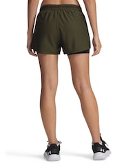 Under Armour Green Tech Play Up 2-in-1 Shorts - Image 2 of 4