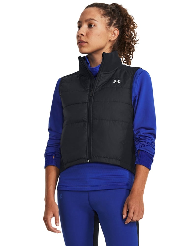 Under Armour Black Launch CW Gilet - Image 1 of 7