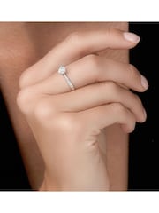 The Diamond Store 9K White Gold 0.20ct Masami Engagement Pave Set Ring - Image 3 of 5