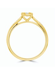 The Diamond Store 9K Yellow Gold 0.25ct H/Si Lab Diamond Engagement Ring With Shoulders - Image 2 of 4