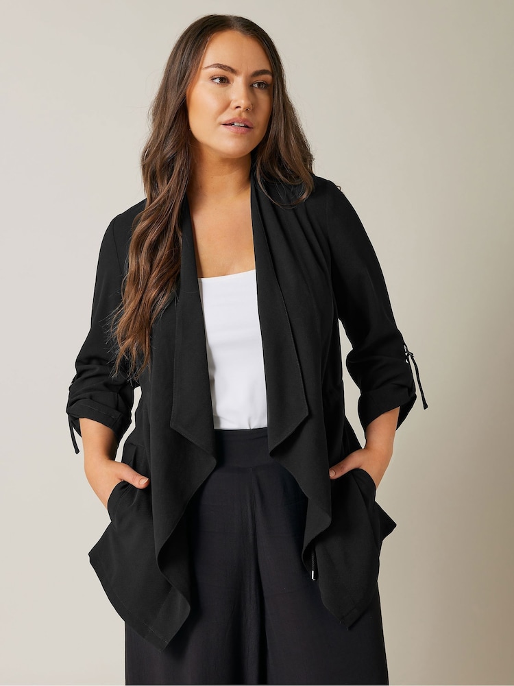 Evans Waist String Waterfall Jacket - Image 1 of 5