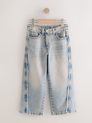 Denim Fray Seam Wide Leg Jeans (3-16yrs) - Image 1 of 4