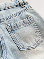 Denim Fray Seam Wide Leg Jeans (3-16yrs) - Image 3 of 4