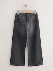 Charcoal Grey Stud Embellished Wide Leg Jeans (3-16yrs) - Image 2 of 4