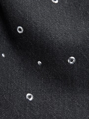 Charcoal Grey Stud Embellished Wide Leg Jeans (3-16yrs) - Image 4 of 4