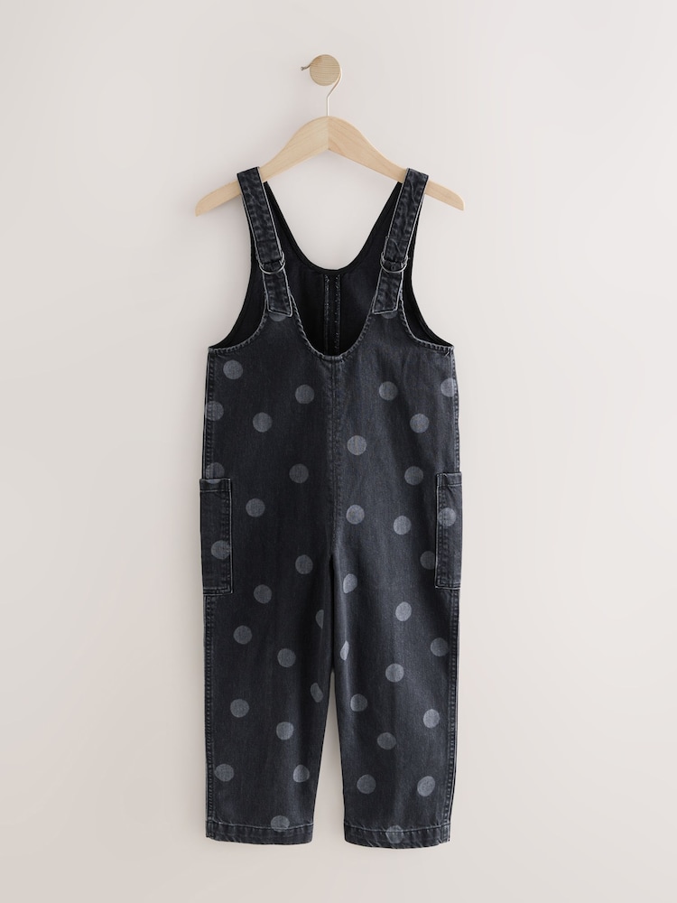 Grau gepunktet - Slouchy Dungarees (3-16yrs) - Bild 2 von 4