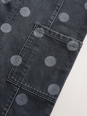 Grau gepunktet - Slouchy Dungarees (3-16yrs) - Bild 3 von 4