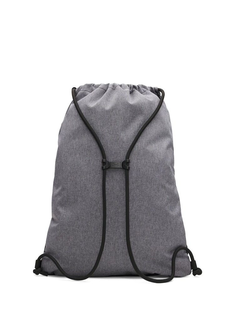Under Armour Grey Hustle Sackpack Bag - Image 2 of 4