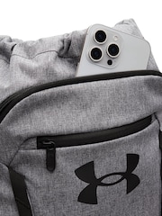 Under Armour Grey Hustle Sackpack Bag - Image 3 of 4