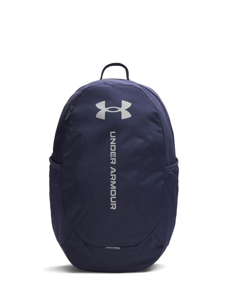 Under Armour Blue Dark Hustle Lite Backpack - Image 1 of 4