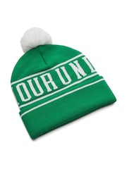 Under Armour Green Logo Halftime Pom Beanie - Image 3 of 3