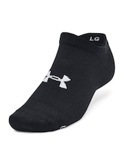 أسود أبيض - حزمة من 6 جوارب أساسية غير ظاهرة من Under Armour - صورة 4 من 4