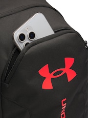 Under Armour Black /Red Hustle Lite Backpack - Image 3 of 4