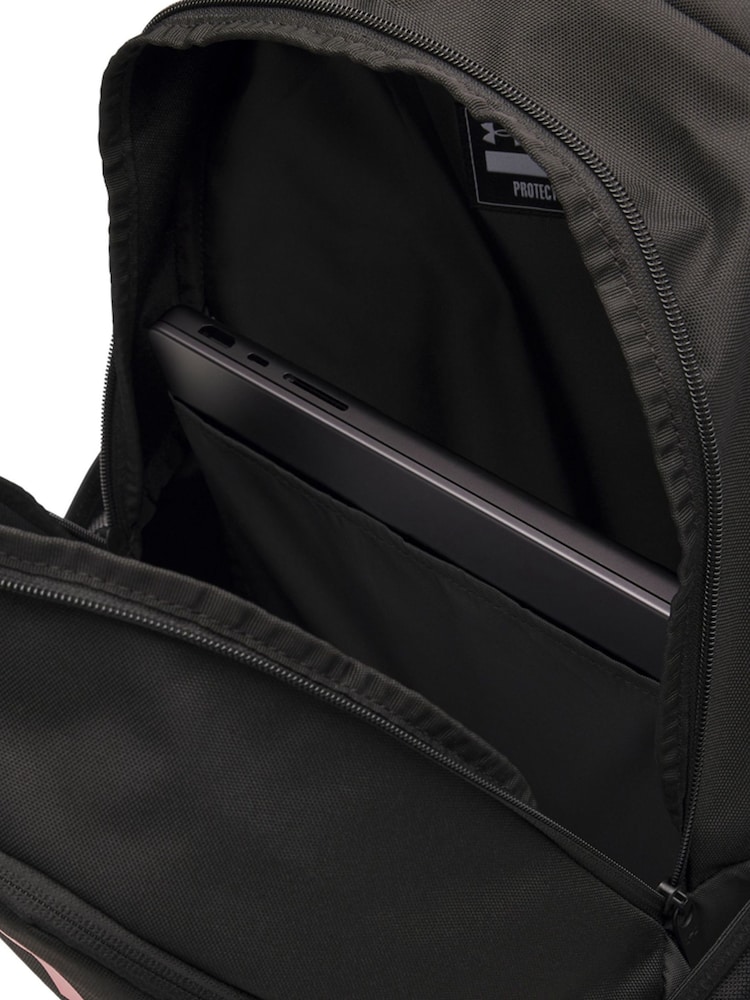 Under Armour Black /Red Hustle Lite Backpack - Image 4 of 4