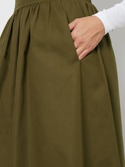 Threadbare Green Maxi Skirt with Pockets - Image 3 of 4