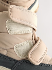Neutral Quilted Touch Fastening Boots - Image 6 of 6